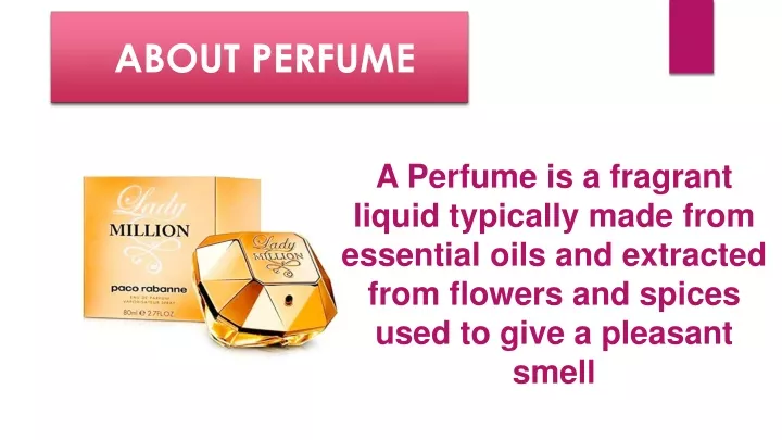 about perfume
