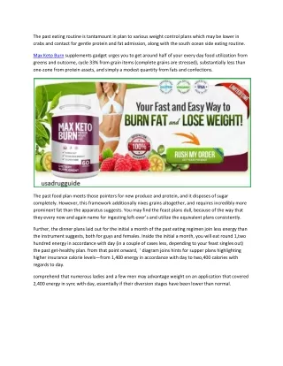 the past eating routine is tantamount in plan