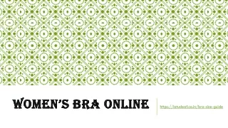 Women’s bra online