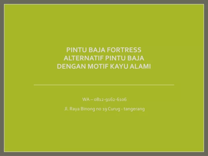 pintu baja fortress alternatif pintu baja dengan motif kayu alami