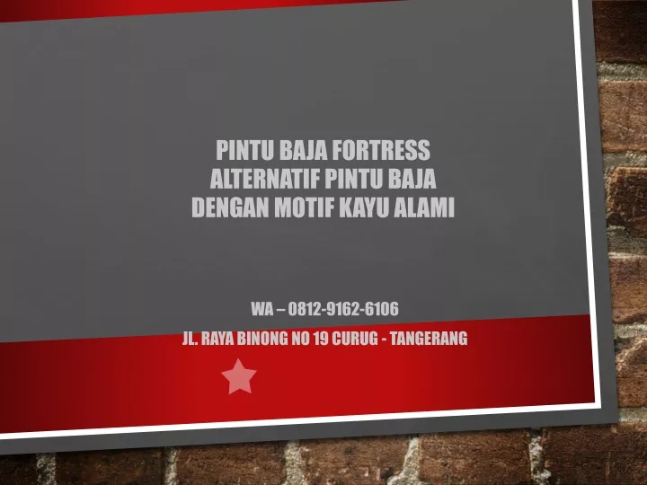 pintu baja fortress alternatif pintu baja dengan motif kayu alami