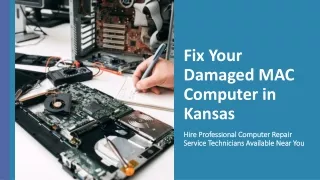 How to Fix Your Damaged MAC Computer in Kansas?