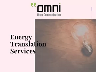 energy translation services