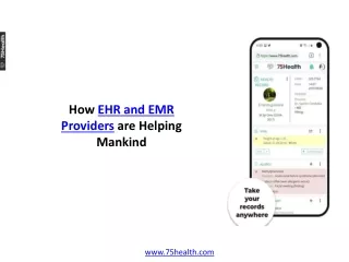 how ehr and emr providers are helping mankind