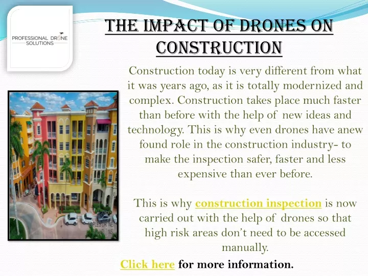 the impact of drones on construction