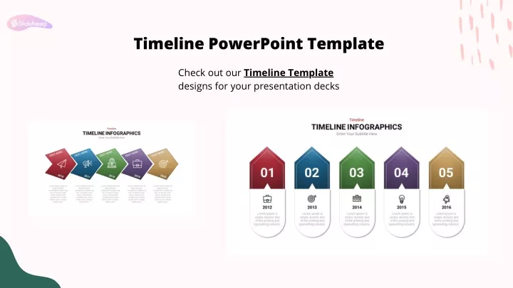 timeline powerpoint template