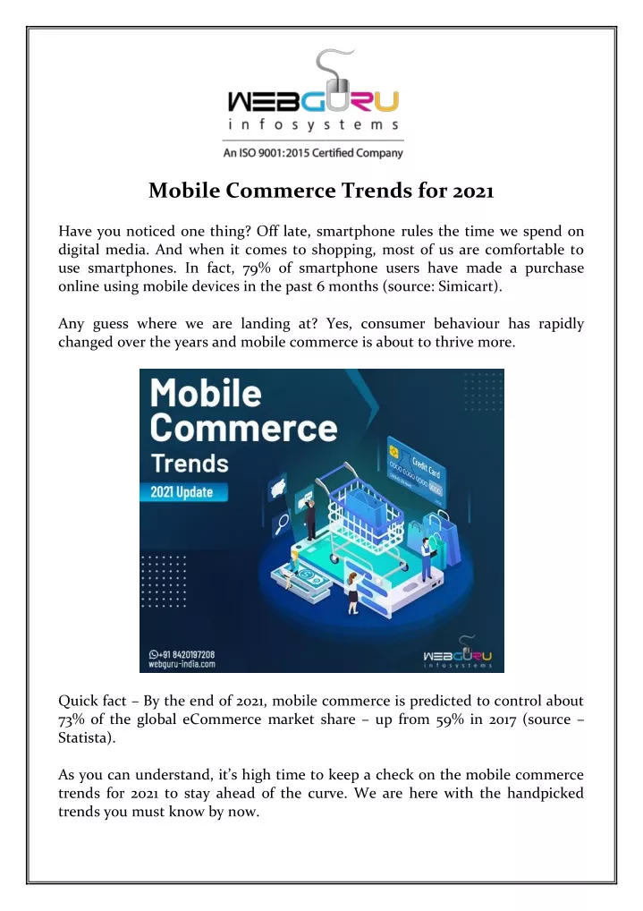 mobile commerce trends for 2021