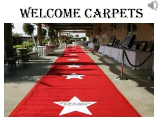 welcome carpets