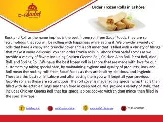 Order Frozen Samosa in Lahore - Fresh Samosas with Delivery