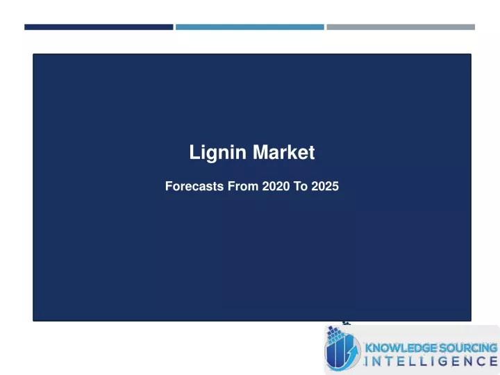 lignin market forecasts from 2020 to 2025