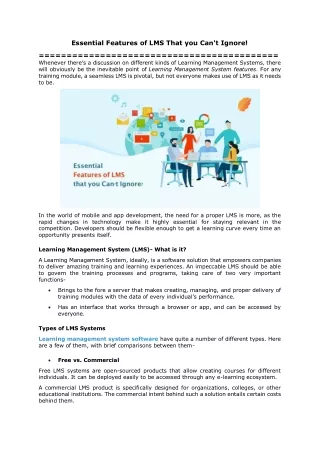 essential features of lms that you can t ignore