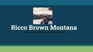 Ricco Brown – Supporting the Youth of Montana