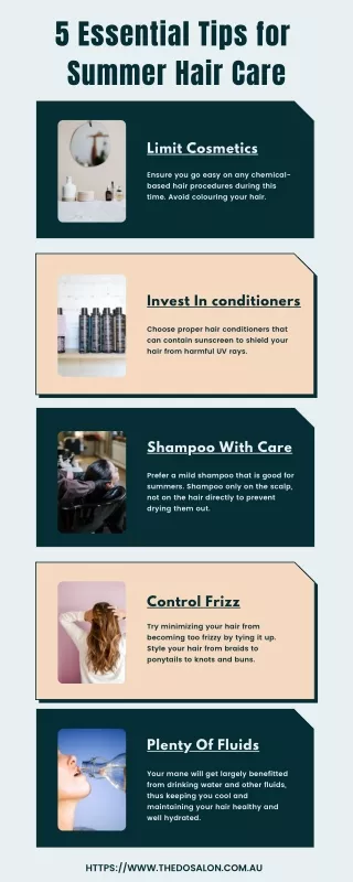 5 Essential Tips for Summer Hair Care