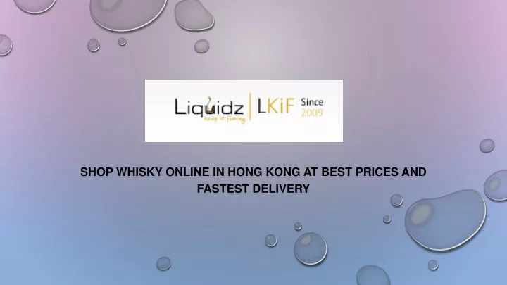 shop whisky online in hong kong at best prices and fastest delivery