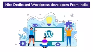 Hire Dedicated Wordpress developers From India