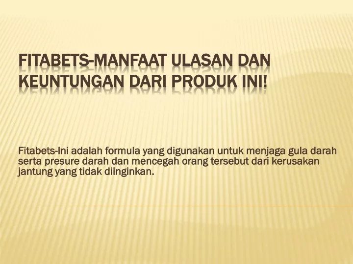 fitabets manfaat ulasan dan keuntungan dari produk ini