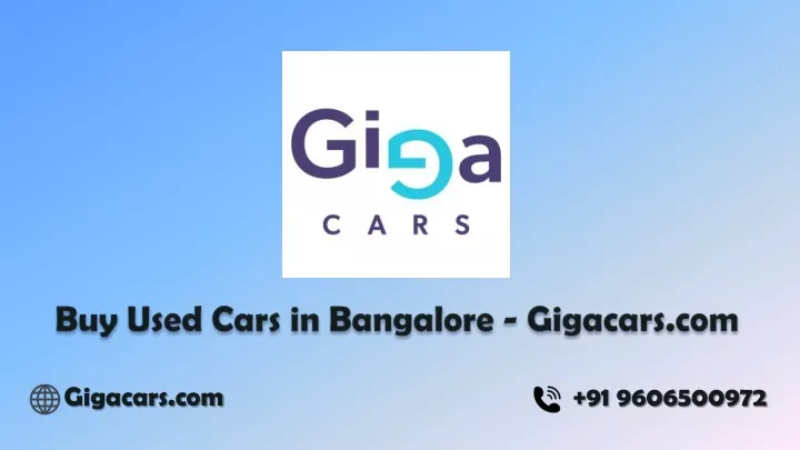 buy used cars in bangalore gigacars com