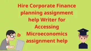 Commercial law assignment help | Microeconomics assignment help |  Corporate finance assignment help
