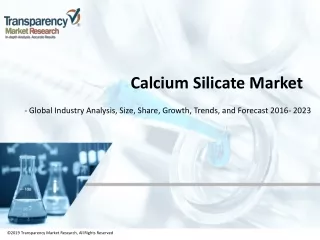 calcium silicate market