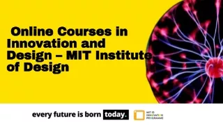 online courses in innovation and design