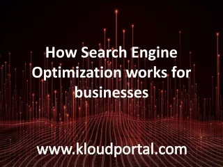 how search engine optimization works
