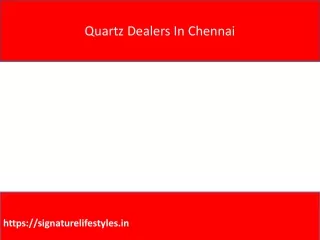 quartz dealers in chennai