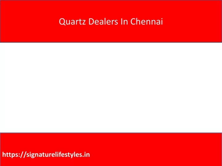 quartz dealers in chennai