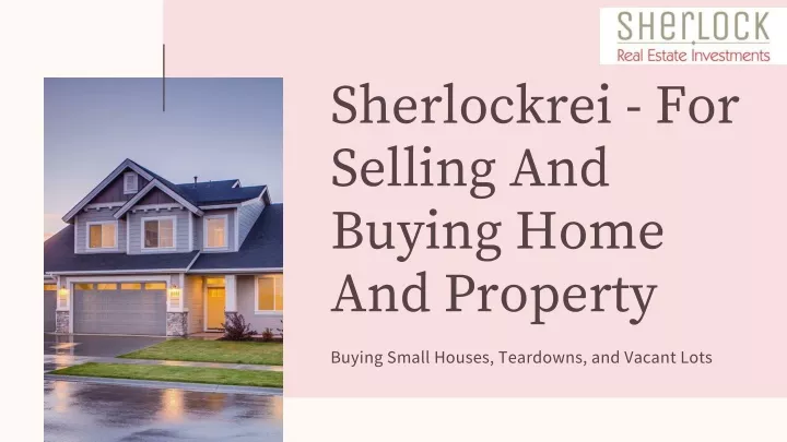 sherlockrei for selling and buying home
