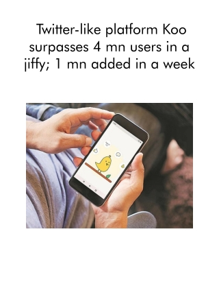 twitter like platform koo surpasses 4 mn users
