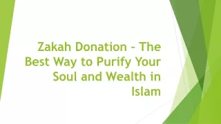Zakah Donation – The Best Way to Purify Your Soul and Wealth in Islam
