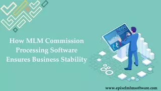 how mlm commission processing software ensures