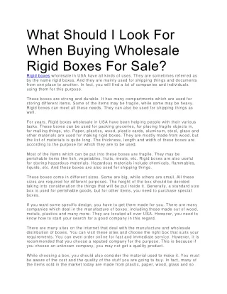 what should i look for when buying wholesale