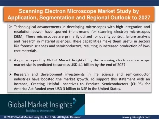 scanning electron microscope market study
