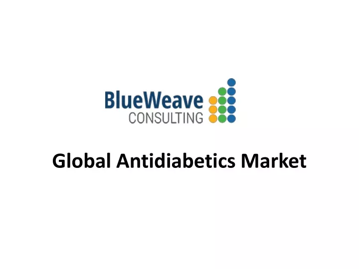 global antidiabetics market