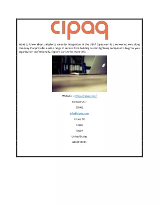 Salesforce Implementation Partners USA | Cipaq.com