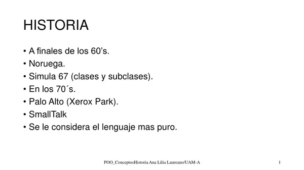 historia