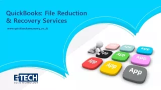 QuickBooks: File Reduction & Recovery Services