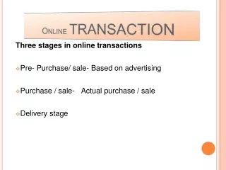 Synapse Financial Technologies - Three stages in online transactions