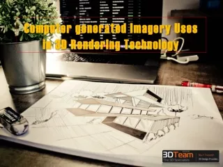 computer generated imagery uses in 3d rendering technology