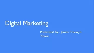 James Timothy William Yoxon - How digital marketing evolved over the years