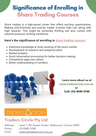 significance of enrolling in share trading courses