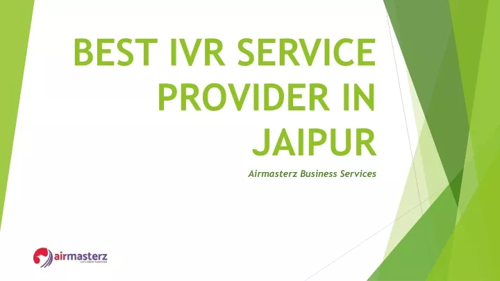 best ivr service provider in jaipur