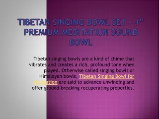 tibetan singing bowl set 4 premium meditation sound bowl