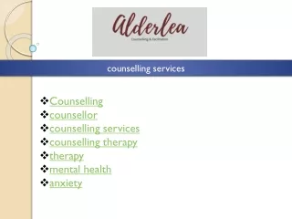 counselling services