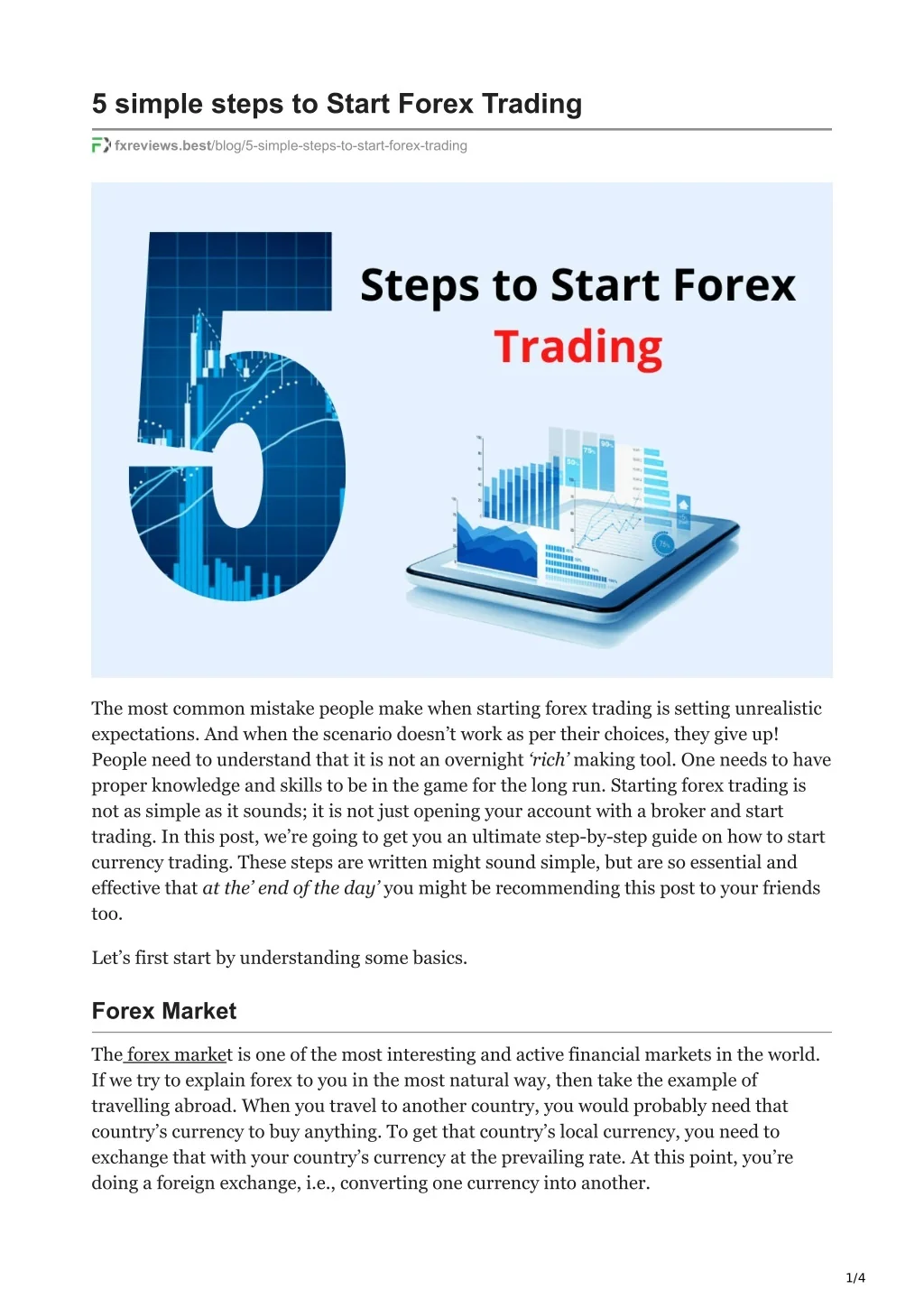 PPT - 5 simple steps to Start Forex Trading PowerPoint Presentation ...