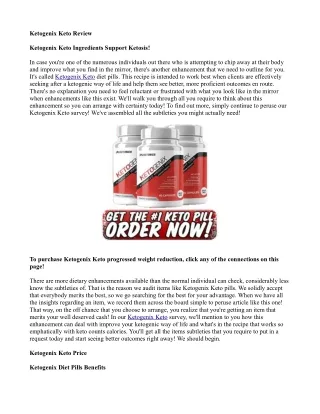 ketogenix Keto
