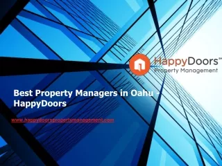 best property managers in oahu happydoors