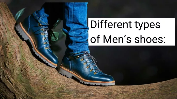 PPT - Different Types Of Men's Shoes. PowerPoint Presentation, free ...