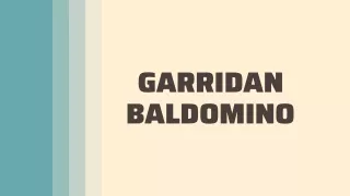 garridan baldomino
