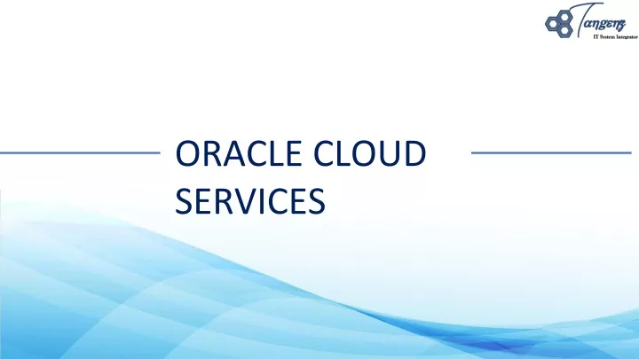 oracle cloud services